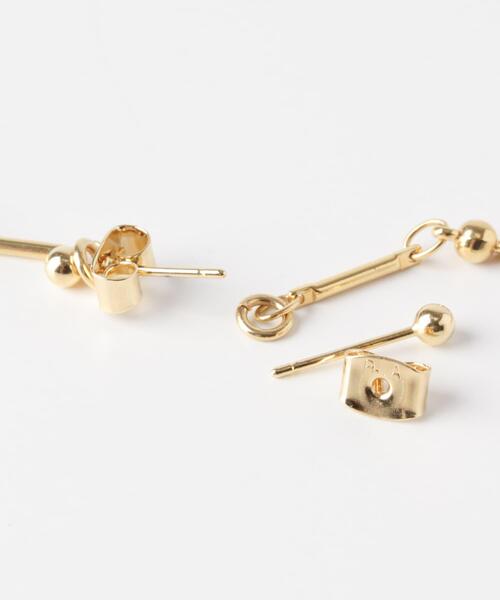 PHILIPPE AUDIBERT(フィリップ オーディベール)の「『別注』PHILIPPE AUDIBERT×URBAN RESEARCH Garnet earring(ピアス(両耳用)・レディース・ゴールド・-)」の5枚目の写真