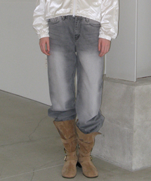 ROCKCAKE（ロックケーキ）の「Aria Washing Jeans - Gray（デニムパンツ）」