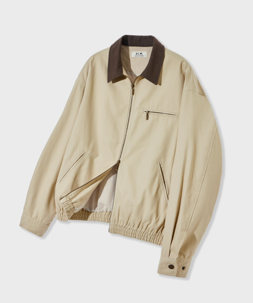 GLW(ジーエルダブリュ)の「キャンバスワークジャケット ベージュ(その他アウター・レディース・その他・MEDIUM/LARGE/SMALL)」の1枚目の写真