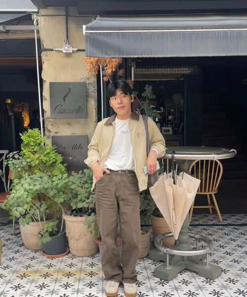 GLW(ジーエルダブリュ)の「キャンバスワークジャケット ベージュ(その他アウター・レディース・その他・MEDIUM/LARGE/SMALL)」の8枚目の写真