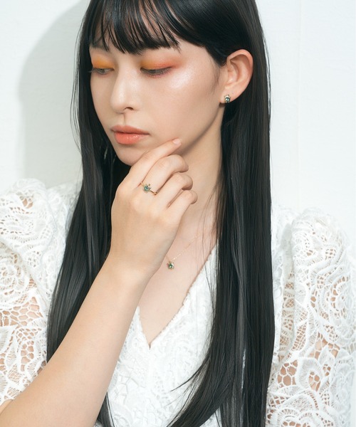 Jewel closet by L&Co.（ジュエルクローゼットバイエルアンドコー）の「K10 カラーストーン カメ リング（リング・レディース・イエローゴールド・11号/9号/13号）」の6枚目の写真