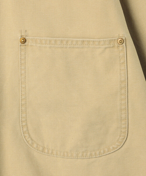 orSlow（オアスロウ）の「orSlow | 〈別注〉RELAX FIT DUCK COVERALL MEN（カバーオール・メンズ・ベージュ・3/2）」の6枚目の写真