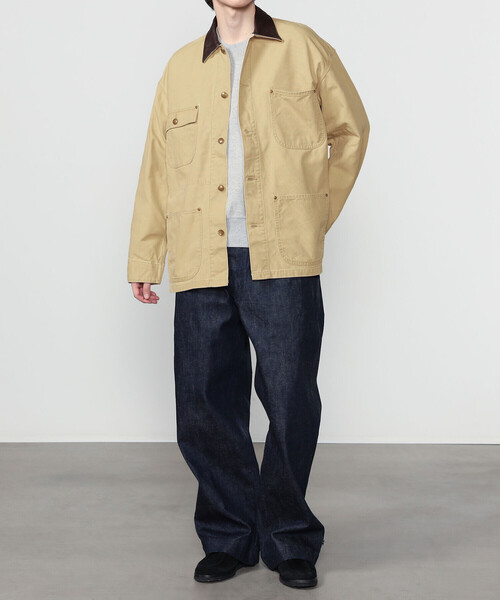 orSlow（オアスロウ）の「orSlow | 〈別注〉RELAX FIT DUCK COVERALL MEN（カバーオール・メンズ・ベージュ・3/2）」の16枚目の写真