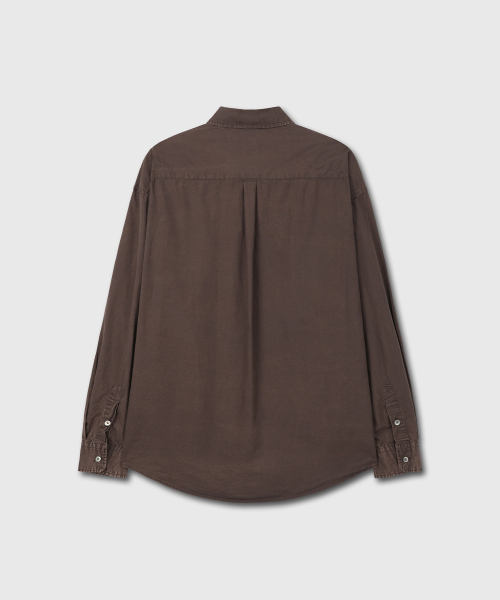 DIVEIN(ダイブイン)の「CHAFE WASHED SHIRTS (BROWN)(シャツ/ブラウス・レディース・その他・1/2)」の2枚目の写真