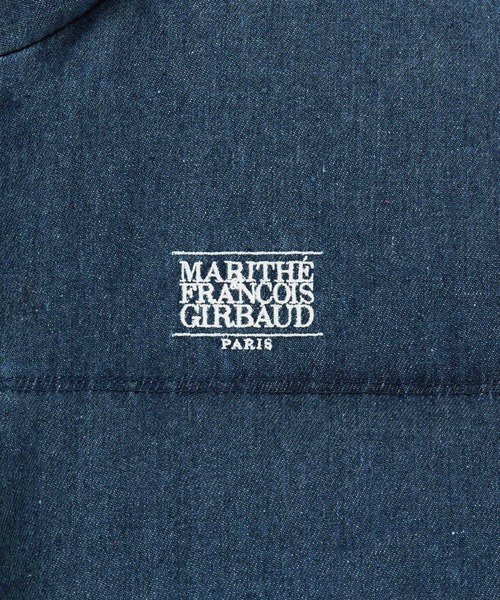 MARITHE + FRANCOIS GIRBAUD(マリテフランソワジルボー)の「CLASSIC LOGO DENIM DOWN JACKET(ダウンジャケット/コート・レディース・ダークブルー・SMALL/MEDIUM/LARGE)」の10枚目の写真