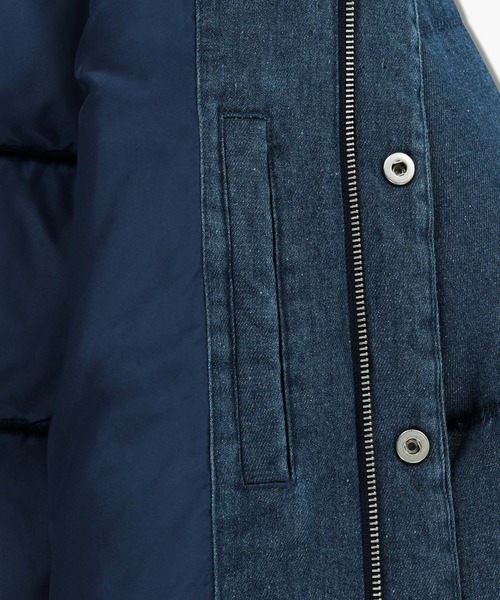 MARITHE + FRANCOIS GIRBAUD(マリテフランソワジルボー)の「CLASSIC LOGO DENIM DOWN JACKET(ダウンジャケット/コート・レディース・ダークブルー・SMALL/MEDIUM/LARGE)」の12枚目の写真