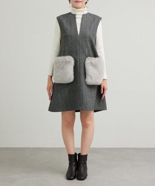 セール】【miki監修・復刻】ポケットファーツィードジャンドレ