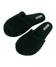 JO'S LOUNGE（ジョーズラウンジ）の「Tulip Slippers (Open Toe) - Black（ルームシューズ/スリッパ）」