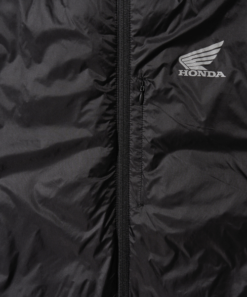PHYPS MOTORCYCLE(フィップスモーターサイクル)の「H-Tech Non Quilting Hoodie Jacket Black(ダウンジャケット/コート・レディース・その他・LARGE/X-LARGE/SMALL/MEDIUM)」の6枚目の写真