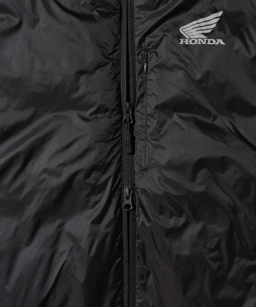 PHYPS MOTORCYCLE(フィップスモーターサイクル)の「H-Tech Non Quilting Hoodie Jacket Black(ダウンジャケット/コート・レディース・その他・LARGE/X-LARGE/SMALL/MEDIUM)」の9枚目の写真