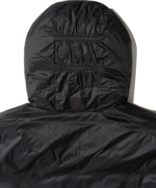 PHYPS MOTORCYCLE(フィップスモーターサイクル)の「H-Tech Non Quilting Hoodie Jacket Black(ダウンジャケット/コート・レディース・その他・LARGE/X-LARGE/SMALL/MEDIUM)」の13枚目の写真