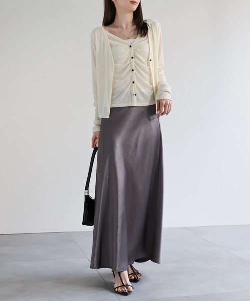 model：162cm 着用サイズ：F