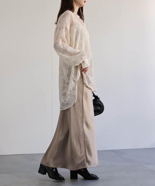 model：162cm 着用サイズ：F