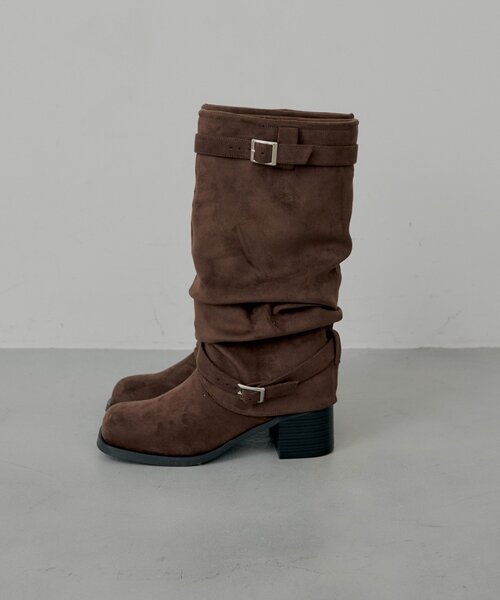 Chico（チコ）の「ミドルカバーブーツ（ブーツ・レディース・ブラウン/ベージュ/ブラック・SMALL/MEDIUM/LARGE）」の5枚目の写真