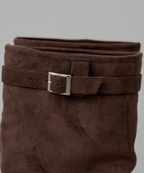 Chico（チコ）の「ミドルカバーブーツ（ブーツ・レディース・ブラウン/ベージュ/ブラック・SMALL/MEDIUM/LARGE）」の7枚目の写真