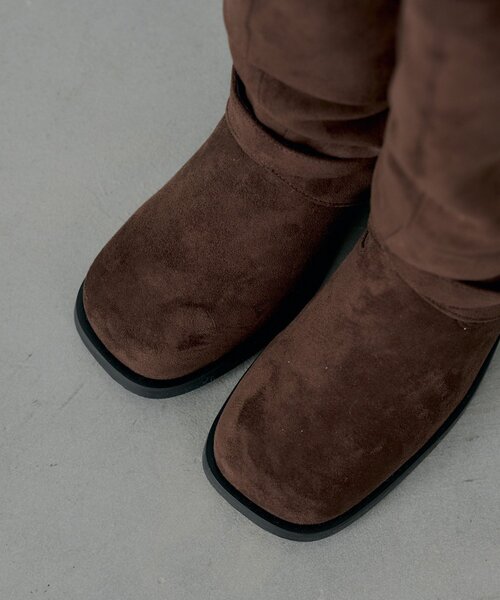 Chico（チコ）の「ミドルカバーブーツ（ブーツ・レディース・ブラウン/ベージュ/ブラック・SMALL/MEDIUM/LARGE）」の9枚目の写真