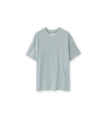 エキストラロングステープルエッセンシャルTシャツ、ライトブルー