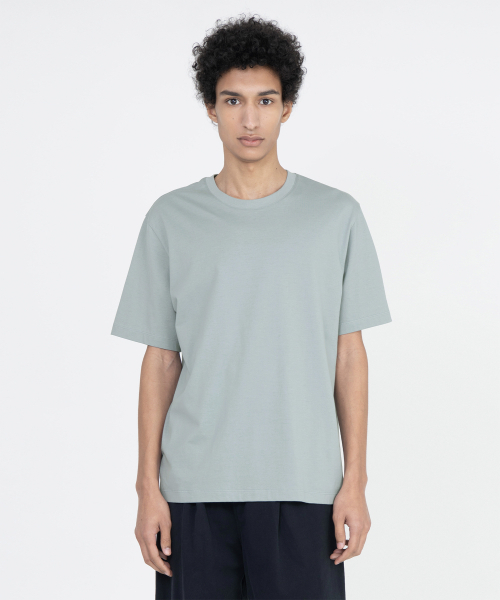 BROWNYARD(ブラウンヤード)の「エキストラロングステープルエッセンシャルTシャツ、ライトブルー(Tシャツ/カットソー・メンズ・その他・4/6/3/5)」の3枚目の写真