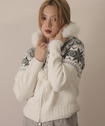 ファー」に該当するカーディガン/ボレロ（ホワイト/白色系・長袖