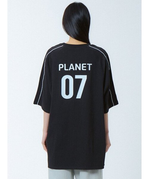 UNKNOWN PLANET（アンノウンプラネット）の「ルーズフィットナグランサッカージャージブラック（Tシャツ/カットソー・レディース・その他・FREE）」の7枚目の写真