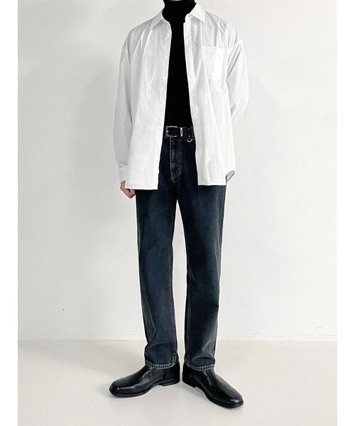 DRAW FIT（ドローフィット）の「ペーパーコットンオーバーサイズシャツ[ホワイト]（シャツ/ブラウス・メンズ・その他・LARGE/MEDIUM/X-LARGE）」の7枚目の写真