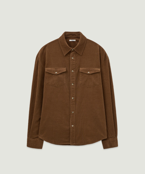 LMOOD(エルムード)の「ジュードクラシックコーデュロイシャツペニーブラウン(シャツ/ブラウス・メンズ・その他・44/46/48)」の2枚目の写真