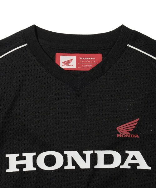 PHYPS MOTORCYCLE（フィップスモーターサイクル）の「Motorcycle Piping Mesh Short Sleeve Black（Tシャツ/カットソー・レディース・その他・SMALL/MEDIUM/LARGE/X-LARGE）」の4枚目の写真