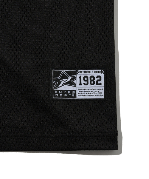 PHYPS MOTORCYCLE（フィップスモーターサイクル）の「Motorcycle Piping Mesh Short Sleeve Black（Tシャツ/カットソー・レディース・その他・SMALL/MEDIUM/LARGE/X-LARGE）」の9枚目の写真