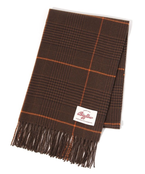 BAYFLOW(ベイフロー)の「アソートチェックマフラー(ストール/ショール・メンズ・ブラウン/グリーン/ネイビー・FREE)」の10枚目の写真