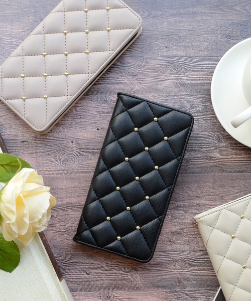 Google Pixel 9a セシルマクビー キルティング手帳ケース グーグル