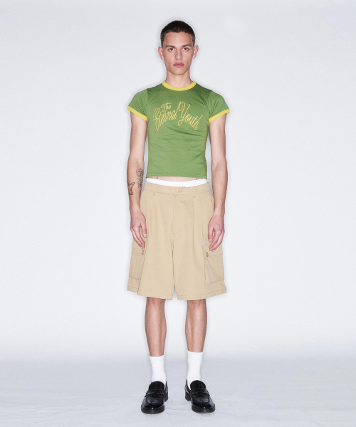 FROM ARLES(フロムアルル)の「90SヴィンテージグラフィックTシャツ / オリーブ (レディース)(Tシャツ/カットソー・レディース・オリーブ・SMALL/MEDIUM)」の2枚目の写真