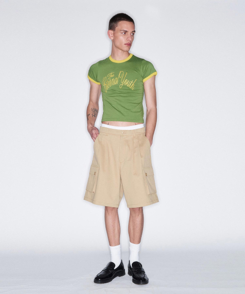 FROM ARLES(フロムアルル)の「90SヴィンテージグラフィックTシャツ / オリーブ (レディース)(Tシャツ/カットソー・レディース・オリーブ・SMALL/MEDIUM)」の5枚目の写真