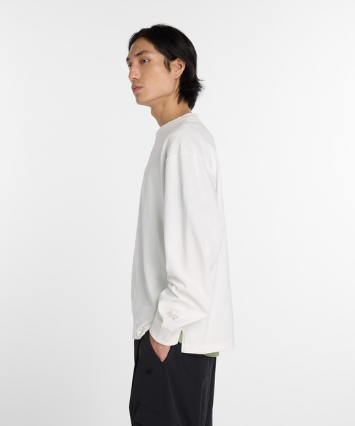 NEW BALANCE(ニューバランス)の「NB GREY プレミアム長袖(Tシャツ/カットソー・メンズ・ブラック/ホワイト・SMALL/MEDIUM/LARGE/X-LARGE/XX-LARGE)」の3枚目の写真