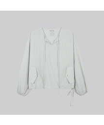 Stripe shirt anorak FRFA01SH12_Ivory