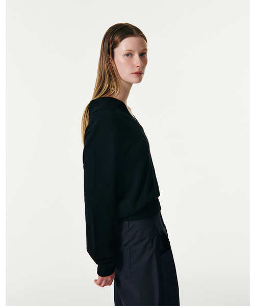CURRENT（カレント）の「BELLA V-NECK PULLOVER KNIT [BLACK]（ニット/セーター・レディース・その他・SMALL/MEDIUM）」の7枚目の写真