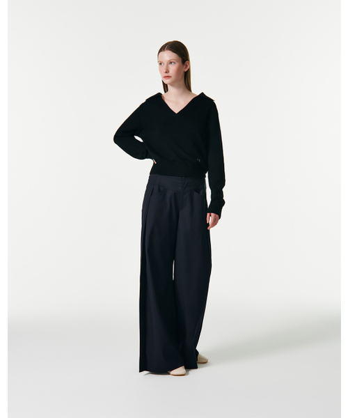 CURRENT（カレント）の「BELLA V-NECK PULLOVER KNIT [BLACK]（ニット/セーター・レディース・その他・SMALL/MEDIUM）」の10枚目の写真