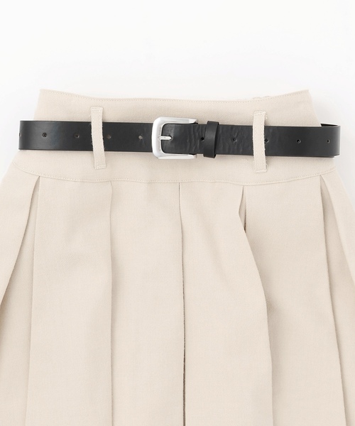 LOVETOXIC(ラブトキシック)の「【起毛】ベルトつきプリーツスカート(スカート・キッズ・グレー/ブラウン/アイボリー/ブラック・S:140cm/M:150cm/L:160cm/130cm)」の20枚目の写真