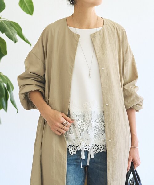 BEARDSLEY（ビアズリー）の「ダンボール裾レースプルオーバー（Tシャツ/カットソー・レディース・ブラック/ホワイト・FREE）」の21枚目の写真