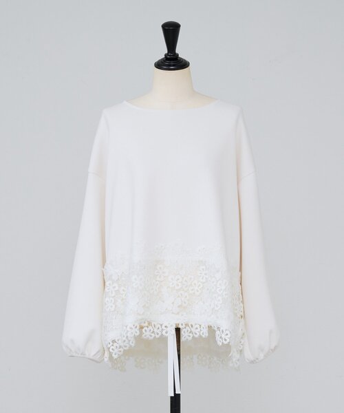 ダンボール裾レースプルオーバー（Tシャツ/カットソー）｜BEARDSLEY