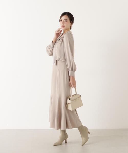 PROPORTION BODY DRESSING（プロポーションボディドレッシング）の「ハイウエストマーメイド / 1216120207（スカート・レディース・ベージュ/ピンク/ブラウン/ブルー・MEDIUM/P/S/PSS/SMALL）」の9枚目の写真