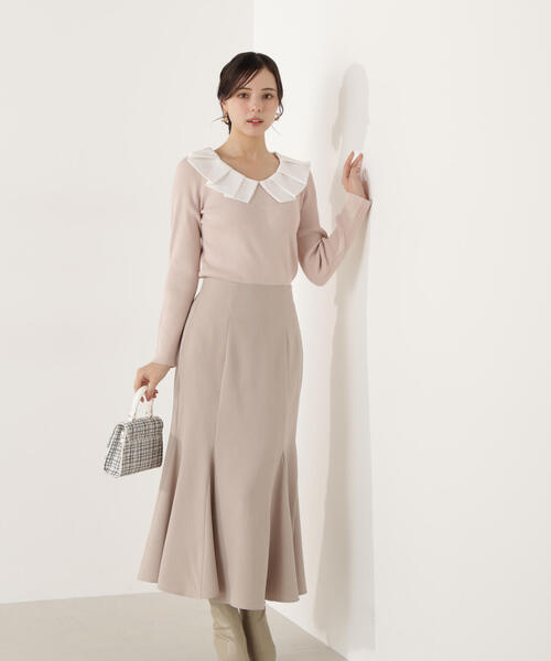 PROPORTION BODY DRESSING（プロポーションボディドレッシング）の「ハイウエストマーメイド / 1216120207（スカート・レディース・ベージュ/ピンク/ブラウン/ブルー・MEDIUM/P/S/PSS/SMALL）」の10枚目の写真