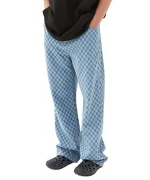 EXERCISE（エクササイズ）の「EXR Jacquard Checkerboard DENIM PANTS_LIGHT BLUE（デニムパンツ）」