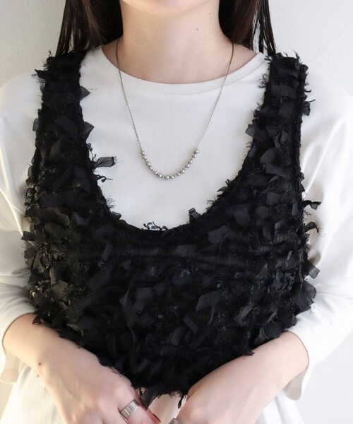 fredy emue（フレディエミュ）の「ボールメタルトップアジャストネックレス（ネックレス・レディース・ゴールド/シルバー・FREE）」の7枚目の写真