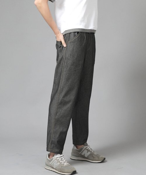 SAINTCREW(セントクルー)の「ブリッジフィルバンディングパンツ BWD-324 グレー ブラックデニム BRS(デニムパンツ・メンズ・その他・MEDIUM/LARGE/X-LARGE/XX-LARGE)」の2枚目の写真