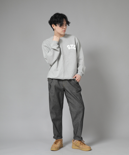 SAINTCREW(セントクルー)の「ブリッジフィルバンディングパンツ BWD-324 グレー ブラックデニム BRS(デニムパンツ・メンズ・その他・MEDIUM/LARGE/X-LARGE/XX-LARGE)」の5枚目の写真
