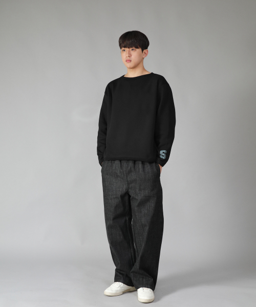 SAINTCREW(セントクルー)の「EX ワイドパンツ EXW-347 ブラックデニム BKS(デニムパンツ・メンズ・その他・MEDIUM/LARGE/X-LARGE)」の9枚目の写真