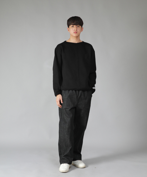 SAINTCREW(セントクルー)の「EX ワイドパンツ EXW-347 ブラックデニム BKS(デニムパンツ・メンズ・その他・MEDIUM/LARGE/X-LARGE)」の6枚目の写真