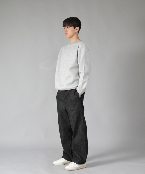 SAINTCREW(セントクルー)の「EX ワイドパンツ EXW-347 ブラックデニム BKS(デニムパンツ・メンズ・その他・MEDIUM/LARGE/X-LARGE)」の3枚目の写真
