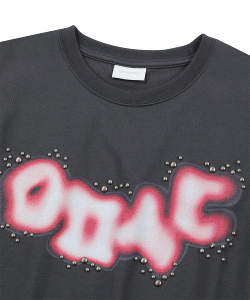 EPISODE UNTITLED(エピソードアンタイトルド)の「HOTFIX PRINTING T-SHIRT_GRAY(Tシャツ/カットソー・レディース・その他・1/2/3)」の4枚目の写真
