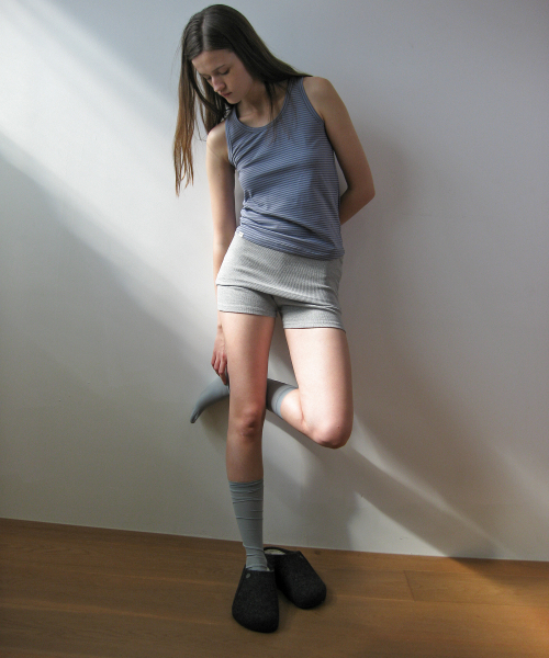 NAATS(ナツ)の「Stripe comfort sleeveless, light blue(Tシャツ/カットソー・レディース・その他・FREE)」の4枚目の写真